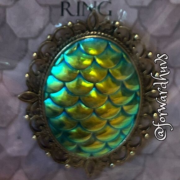 Dragon Scale Statement Ring - New in Package - Picture 8 of 10